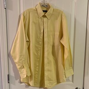 Chaps Light Yellow Dress Shirt